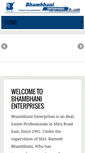 Mobile Screenshot of bhambhanienterprises.com